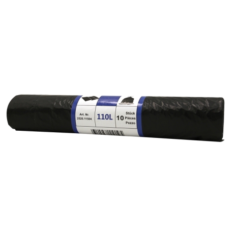 Kehrichtsäcke à 110L Kehrichtsäcke Venardo schwarz mit Zugband HDPE 32my