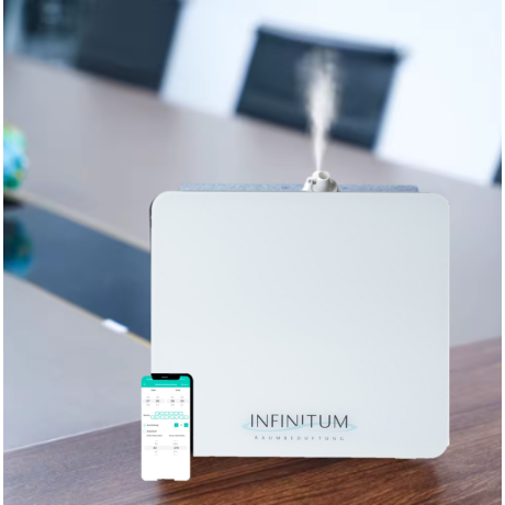 Air Fresh 150 - Duftgerät Duftöl Diffuser mit APP-Steuerung bis 150 m²  weiss