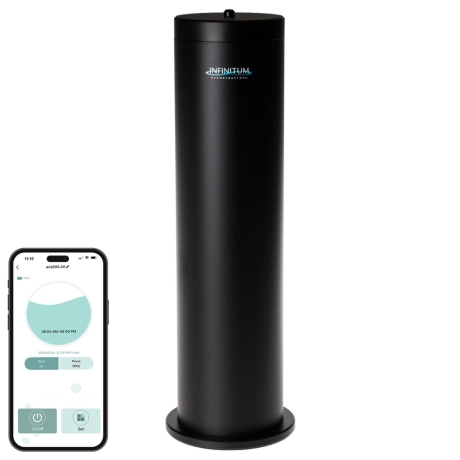 Levante - Aroma Tower Duftöl Diffuser mit App-Steuerung bis 400 m² schwarz
