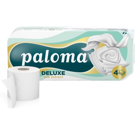 Paloma Silk Deluxe Sensitive Toilettenpapier 4-lagig 125 Blatt