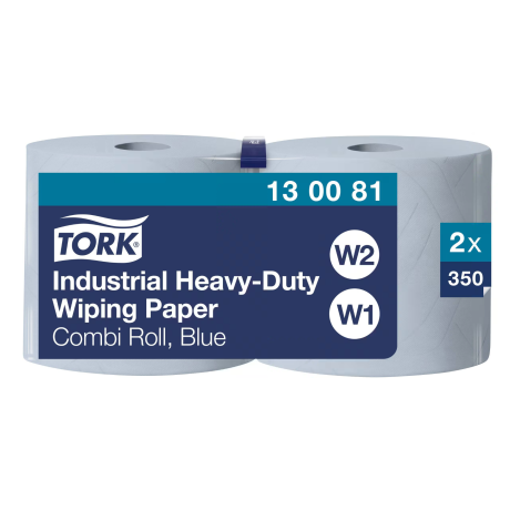 2 x TORK-130081 Extra Starke Industrie Papierwischtücher - W2,W1