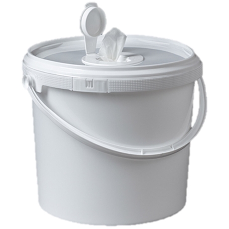 Spendereimer für getränkte Desinfekionstücher( Lieferung ohne Inhalt)