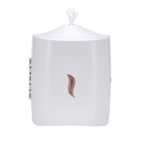 WET WIPE Wandspender für den sparsamem Einzeltuchabriss der getränkten WET WIPES