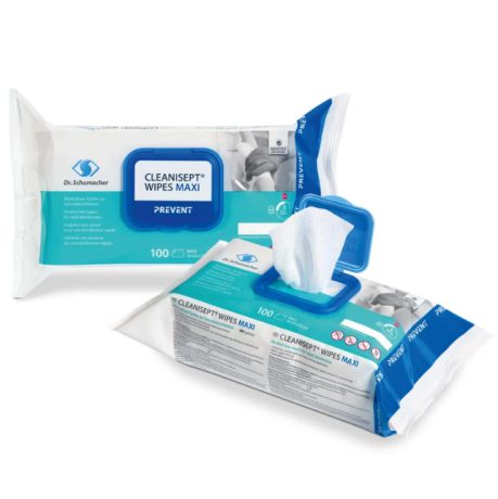 alkoholfreie Desinfektionstücher Dr. Schumacher CLEANISEPT® WIPES MAXI 100 Wipes