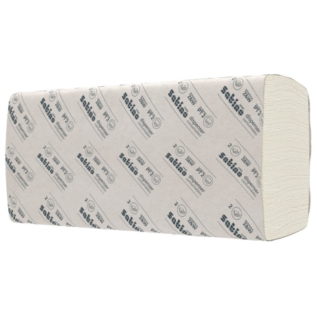 36 x 3750 Z-Falz Handtuchpapier Wepa Satino Prestige 20,6 x 24 cm