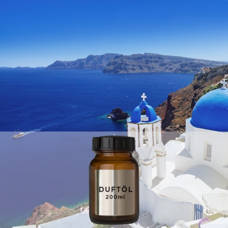 Santorini - 200 ml Aromaöl Raumduft für Zaluti und Voitair