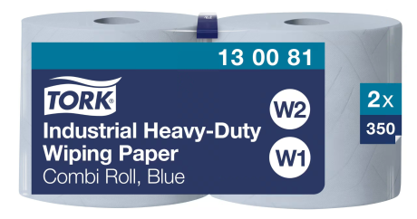 2 x TORK-130081 Extra Starke Industrie Papierwischtücher - W2,W1
