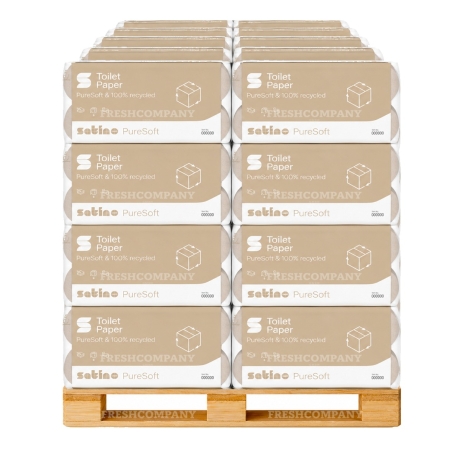 2112 Rollen Toilettenpapier Satino PureSoft 8x250, 3-lagig, Wepa Nr.: 076970