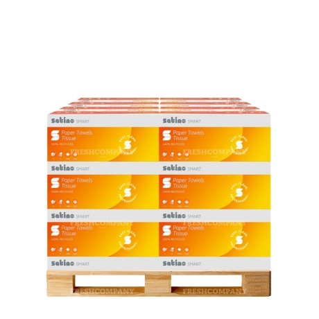 10 x 64 Rollen Toilettenpapier WEPA Satino smart  2-lagig, 250 Blatt, 100% Recycling, 1584 Rollen