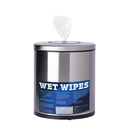WET WIPE Edelstahl Tischspender 