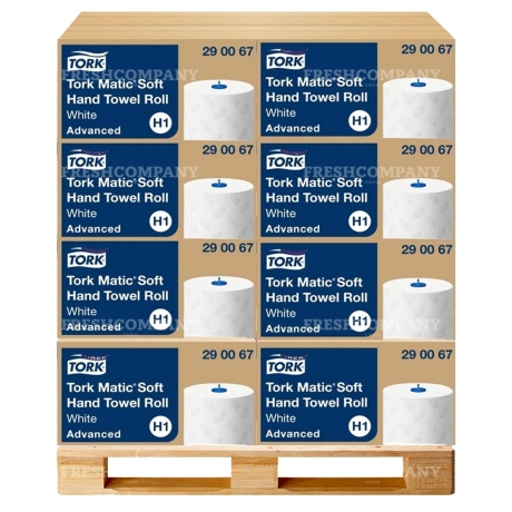 28 x 6 Tork Matic® H1 Papierhandtuchrolle 150 m Advanced weiss