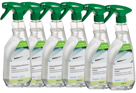 Schnelldesinfektionsmittel 6 x500ml