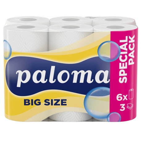 48 Küchenrollen Paloma Big Size 3-lagig