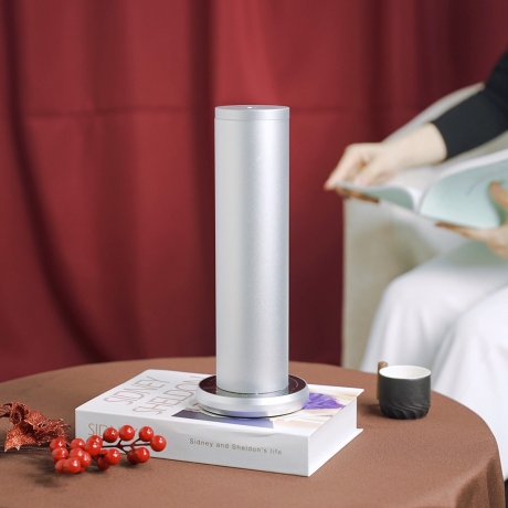 Heidi - Duftgerät Aroma-Diffuser wasserlos Aluminium bis 100 m² silber