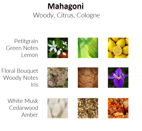 Mahagoni - Premium Duftöl, Moschus und Bernstein verleiht dem Duft eine warme und sinnliche Tiefe. 