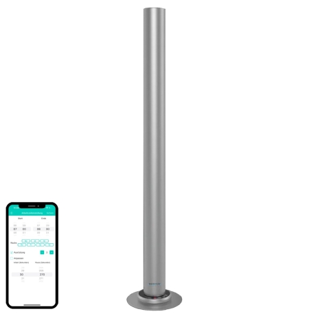 Markus - Duftöl Diffuser Hochwertig aus Alu bis 150 m³ silber