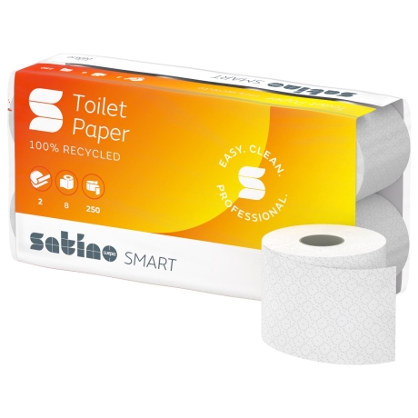 Toilettenpapier WEPA Satino Smart 2-lagig 100% Recycling