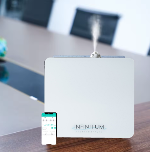 Air Fresh 150 - Duftgerät Duftöl Diffuser mit APP-Steuerung bis 150 m²  weiss