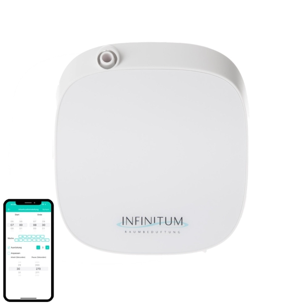 Air Cube - Duftgerät Diffuser Duftspender mit APP-Steuerung bis 40 m²  weiss