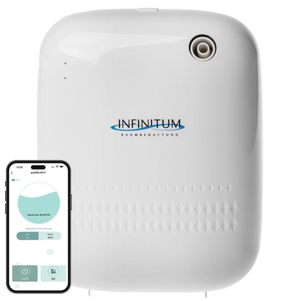 Aria 160 - Duftöl Diffuser Duftgerät mit APP-Steuerung bis 160 m² weiss