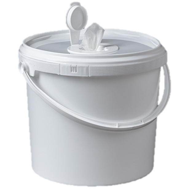 Spendereimer für getränkte Desinfekionstücher( Lieferung ohne Inhalt)