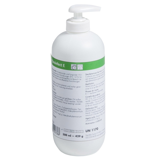 Hand Desinfect Desinfektionsmittel 500 ml in Pumpflasche