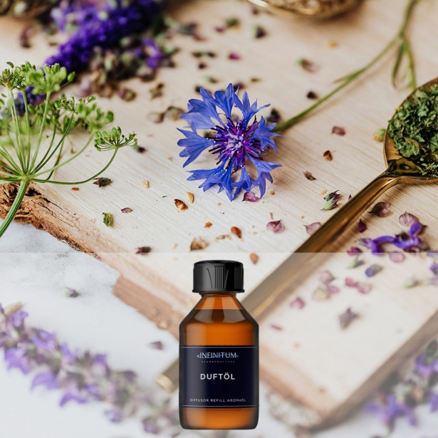 Herb &amp; Cedar - Exquisit Room Fragrance von Infinitum - Kräuteraroma und Zedernholz