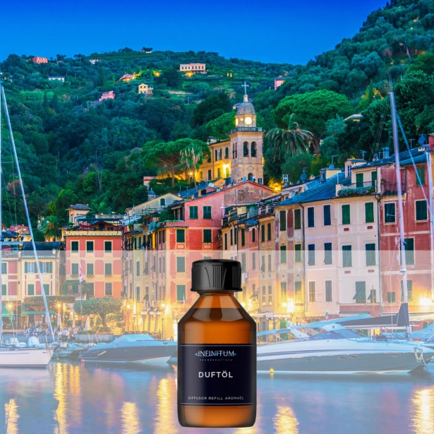 La vie en bleu -  Exquisit Room Fragrance von Infinitum - Aroma der Grapefruit, mit königlicher Bergamotte &amp; Orange. Blühende Sonnenblume, Wassermelone und Veilchen