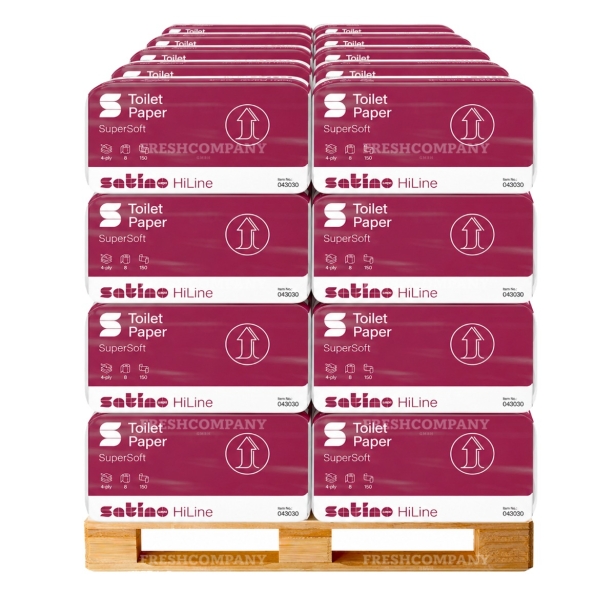 2112 Rollen Toilettenpapier WEPA Satino HiLine 8x250 Blatt, 3-lagig, Wepa Nr. 071340