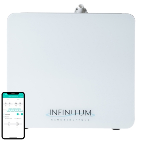 Air Fresh 150 - Duftgerät Duftöl Diffuser mit APP-Steuerung bis 150 m²  weiss