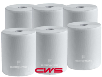 CWS Papierhandtuchrollen Zellstoff, 3-lagig, 20 cm x 100 m unperforiert