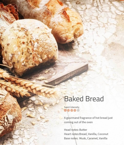Baked Bread **** Duftmarketing 

Ein Traum von Duft nach frischem Brot, direkt aus dem Backofen wie in der frische Bäckerei 