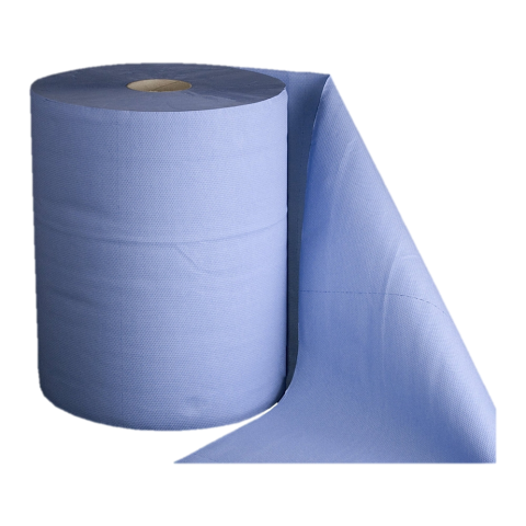 Putzpapierrolle, Reinigungsrolle 3-lg blau 1000 Blatt
