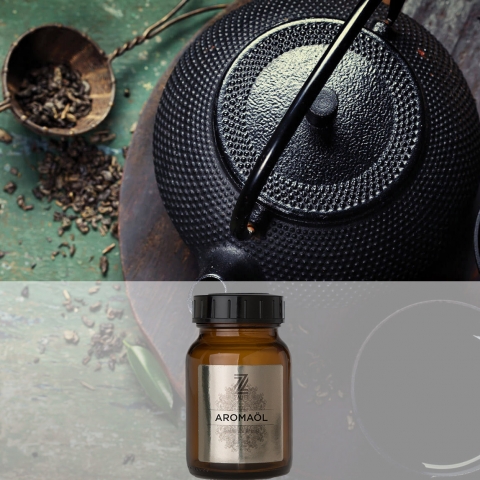 Black Tea Raumparfum, Aromaöl 200 ml - Rosenblätter und opulenter Jasmin, in der Kopfnote verstärkt durch eine klare Zitrusnote 