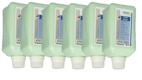 Handreinigungspaste Handwaschpaste Titan Basis mild 6 x 2L