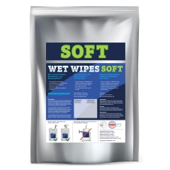 Wet Wipes Soft 700 alkoholfreie getränkte extra weiche Textilvlies für schonende Flächen- und Gerätedesinfektion